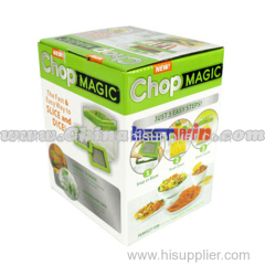 2 Blades 4 Blades Chop Magic Manual Potato Chopper Review Vegetable Slicer Food Processor As Seen On TV