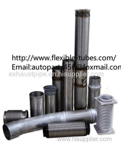 metal hose stainless steel pipeAuto Spiral flexible pipe Toyota flexible exhaust hose 