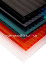 polycarbonate hollow sheet with all thicknesses and colours