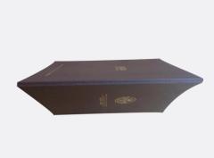 Cotton paper cover softback business brochure book printing