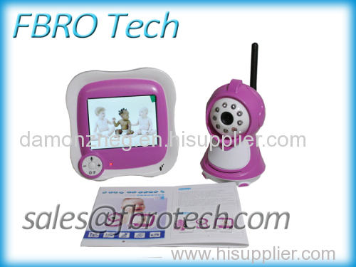 digital wireless baby monitor with night vision two way speak