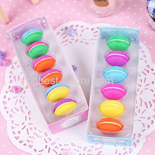 Macarons Eraser promotional stationery