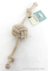 Huge jumbo natural jute-cotton Ball Rope Dog Chew Toy