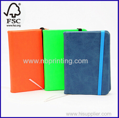 Best Price High Quality Elastic Band PU Notebook