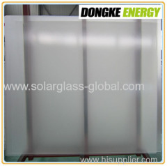PV clear patterned solar panel coating glass