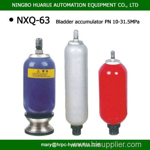 63L 315Bar 20Mpa 10Mpa bladder hydraulic accumulator