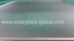 Coated solar panel cover glass thickness glass