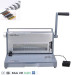 A4 paper size office Electric double wire and spiral binding machine(SUPER34E PLUS)