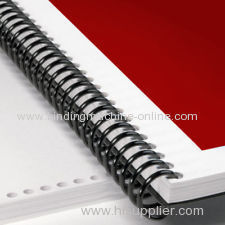 A4 paper size office Electric double wire and spiral binding machine