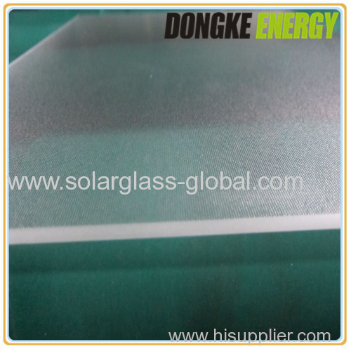 Coated solar panel cover glass thickness glass