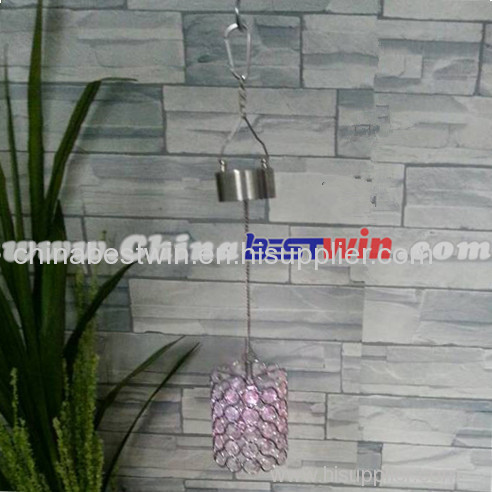 Colour changing hanging solar crystal light-Hyacinth