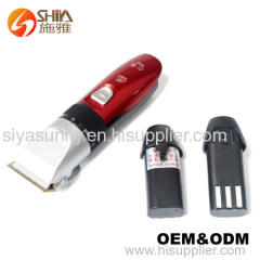 Professional baby man's import ceramic blade rechargeable hair clipper manufacturer in china