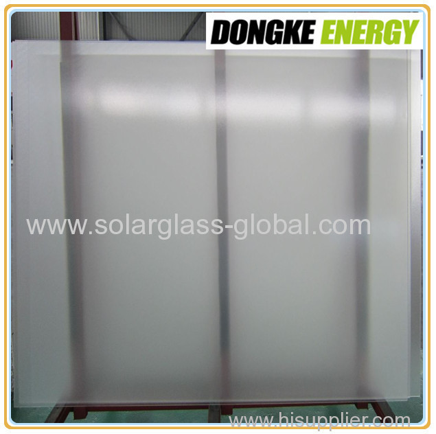 PV clear patterned solar panel coating glass