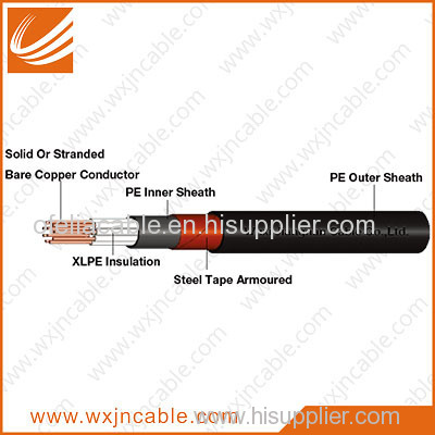 450/750V XLPE Insulated Steel Tape Armoured PE Sheathed Control Cable