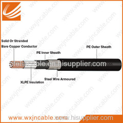 450/750V XLPE Insulated Steel Wire Armoured PE Sheathed Control Cable