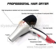 Professional 2200W AC salon motor hair dryer no noise styling tools with reliable quality made in china