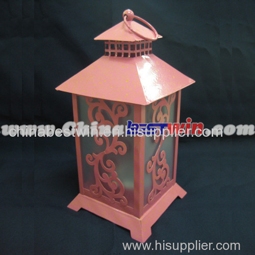 Traditional Hanging Solar Iron Lantern