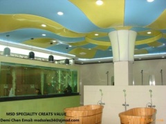 Sell MSD 0.18mm thick 5m wide PVC ceiling film matt 005-3 ceiling/wallpaper