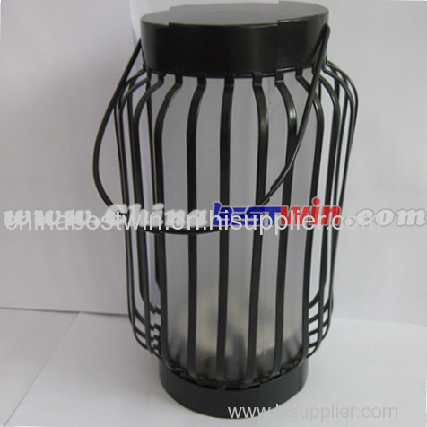 Traditional Iron Solar Hanging Lantern