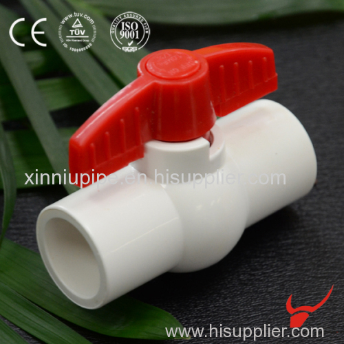 Different Size PVC One-Way Handle Ball Valve