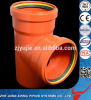 UPVC Tee with Rubber Ring for Drainage Systen