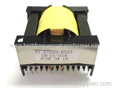 ETD Type High-frequency transformer for both horizontal and vertical types