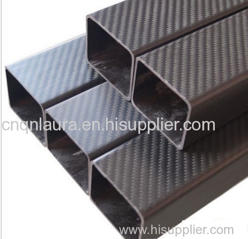 CNC cutting high stiff light weight square carbon fiber tube for robot arm