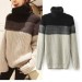 Warm thick Lady's turtleneck sweater