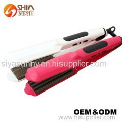 hot cloud good quality ceramic wholesale gorgeous hair straightener flat iron with teeth and curling irons