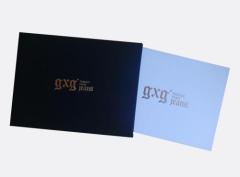 White card paper festival invitation card printing on demands