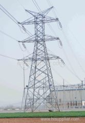 overhead power transmission tower