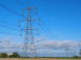overhead power transmission tower