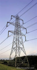 overhead power transmission tower