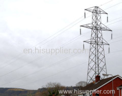 overhead power transmission tower