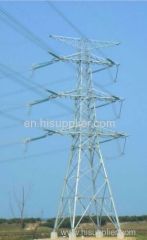 overhead power transmission tower