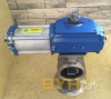 Eccentric Half Ball Valve with Pneumatic Actuator