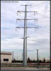 power transmission tubular pole