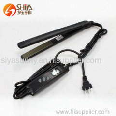 tianium plate heater digital LCD display travel flat irons power cable for professional hair straightener