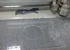 Sign banner board acrylic PMMA plexiglass router cutter plotter cutting table machine