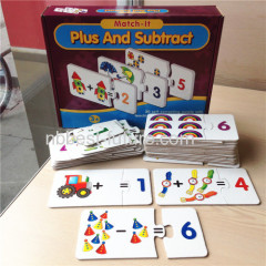 Double side puzzle for children