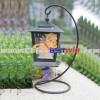 Solar Hanging Lantern Light With Butterfly