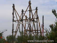 demountable flare tower steel structure