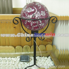 Solar Powered Rose Ball Glass Ball