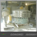 Rotary ultrasonic vibrating sieving for chemical powder