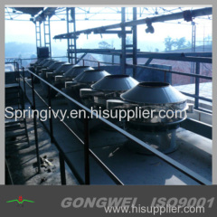 Ultrasonic vibrating sieve for coating powder