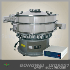 Ultrasonic vibrating sieve for zinc powder