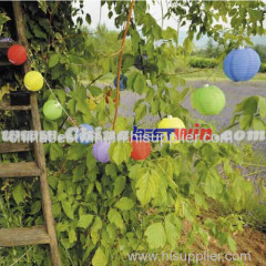 Colorful Cotton Ball String Light