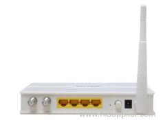 CATV EOC slave with four RJ45 ports + WIFI AR7400