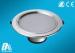 SMD2835 5inch 12W High Ra Round Recessed LED Downlights 85V - 265V Input Voltage