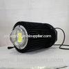 Aluminum 130 W COB Industrial High Bay LED Lighting IP65 , Black / Silver Finshing Color